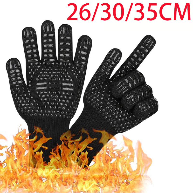 Heat Resistant Glove - Guantes para barbacoa, ignífugos, antideslizantes, para