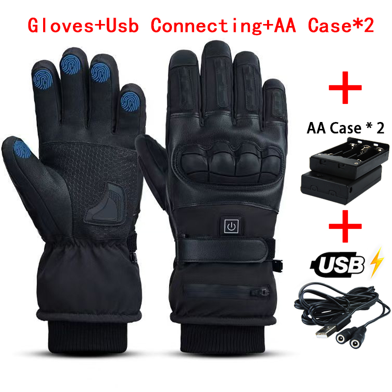 Ski Glove Waterproof - Guantes calefactables, calentador de manos, guantes