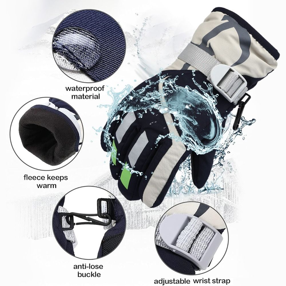 Guantes de esquí para niños, a - Ski Glove Waterproof reseña y precio
