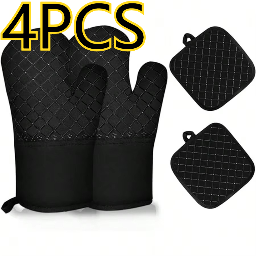 4 guantes de silicona para hor - Heat Resistant Glove reseña y precio