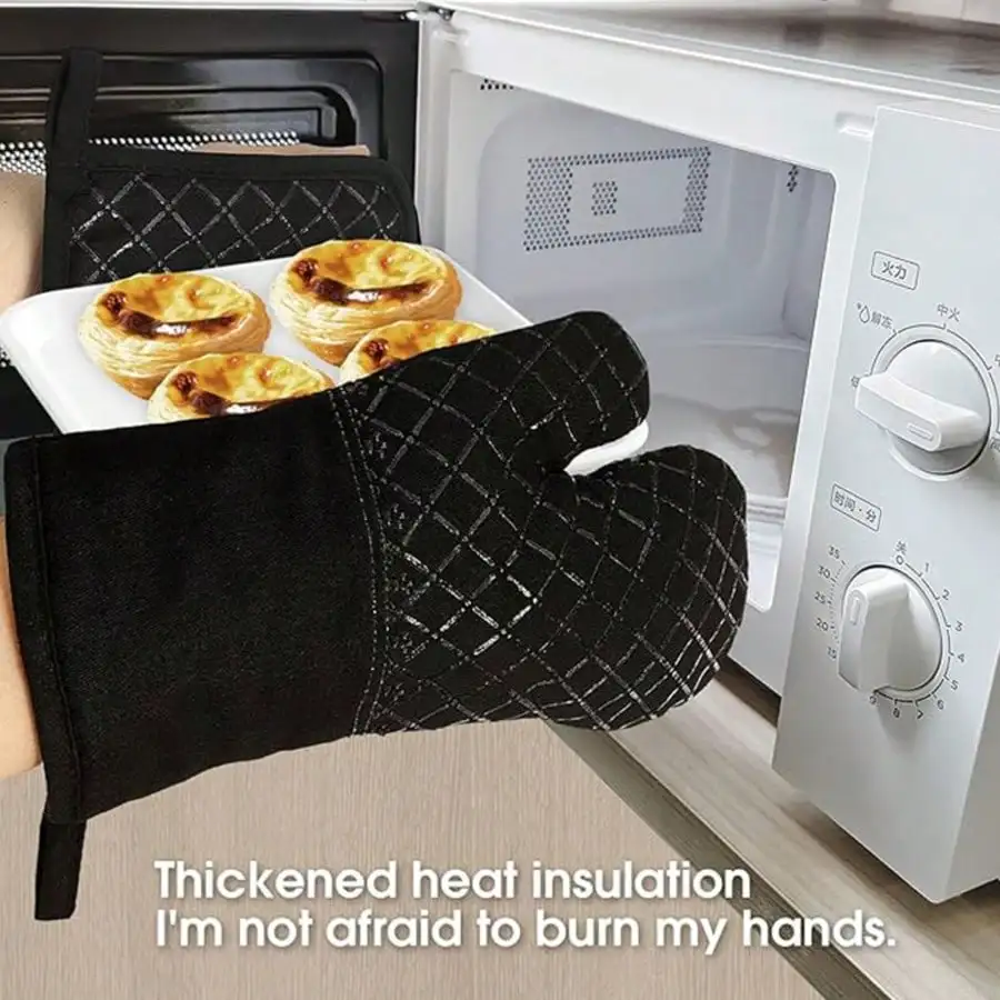 4 guantes de silicona para hor - Heat Resistant Glove reseña y precio