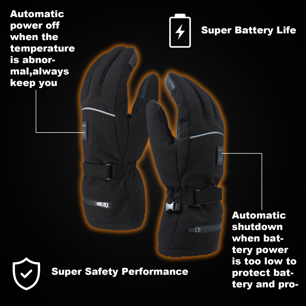 Guantes Calefactables Recargab - Ski Glove Waterproof reseña y precio